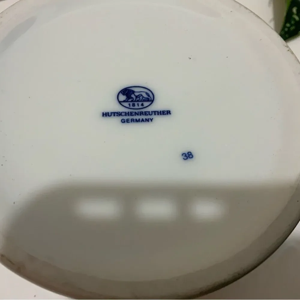 Hutschenreuther Blue Onion Mug Or Beer Stein blue White Excellent G3